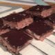 Low Carb Raspberry Coconut Chocolate Slice